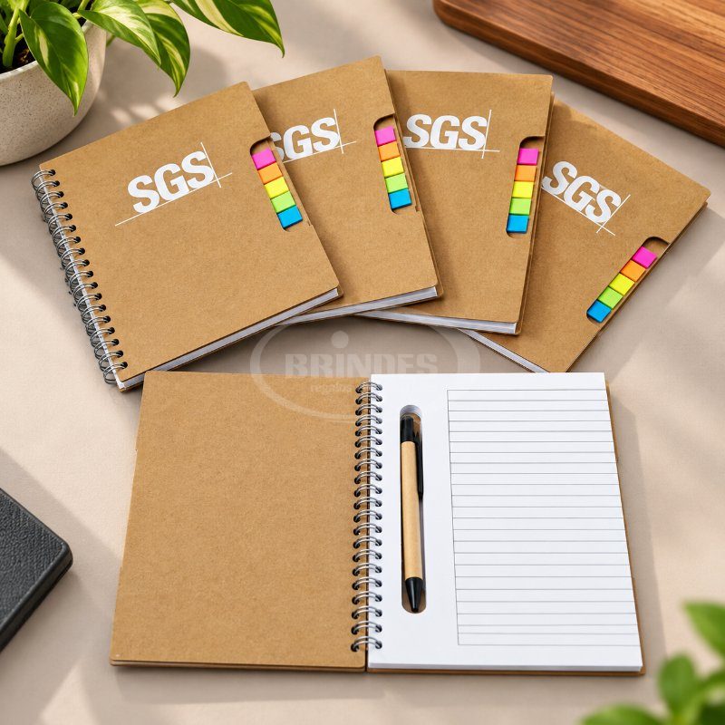 Bloc de Notas Personalizado con Serigrafia para SGS