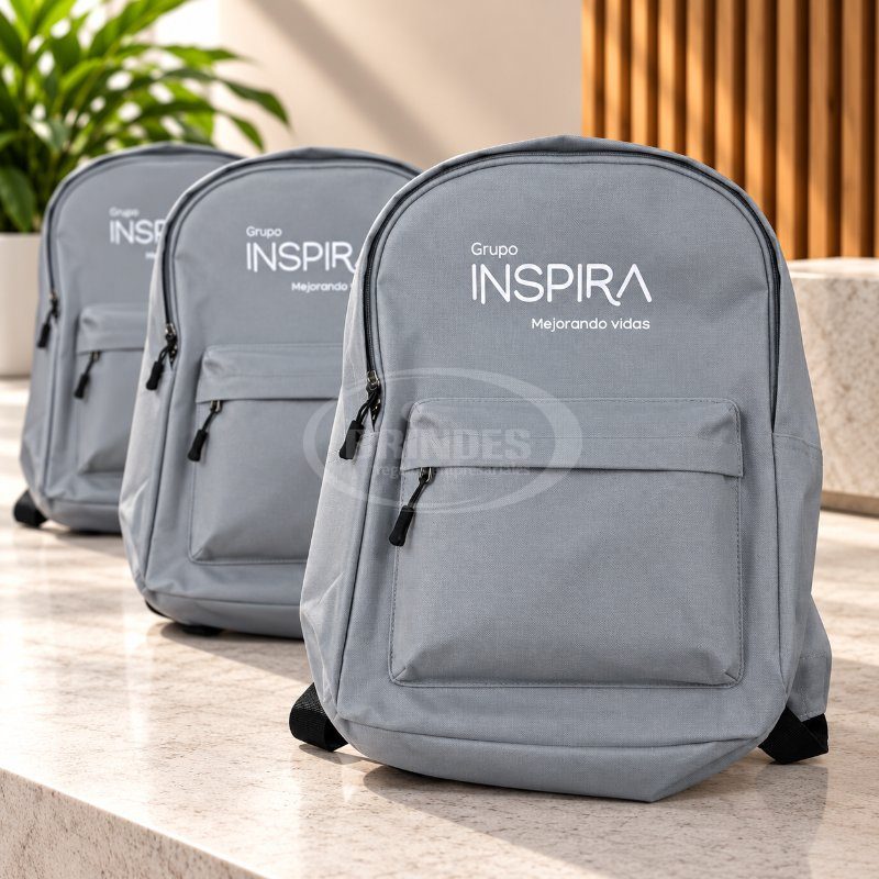 Mochila Personalizada con serigrafia para grupo inspira
