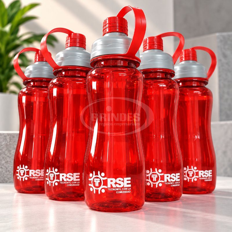 Botellas deportivas personalizadas con serigrafia para RSE