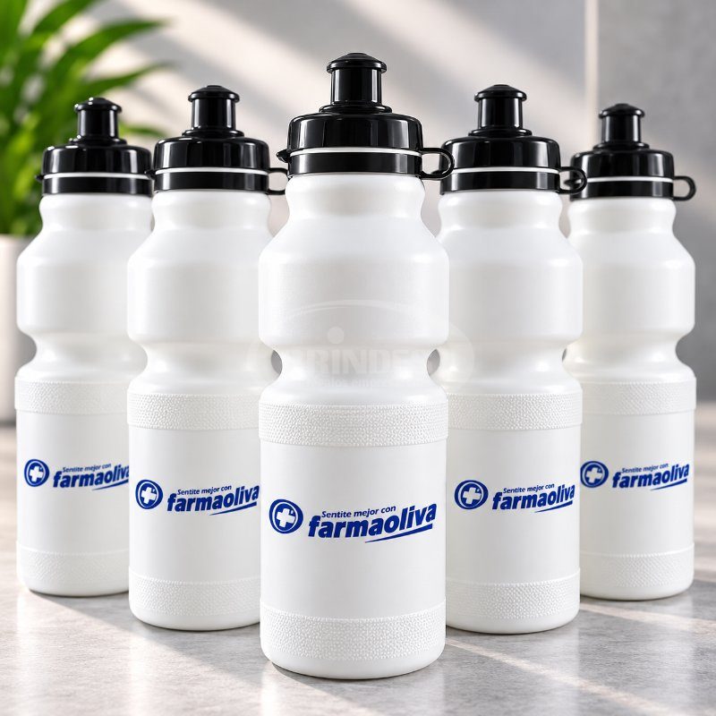 Botella Deportiva con Serigrafia Corporativa para Farmaoliva