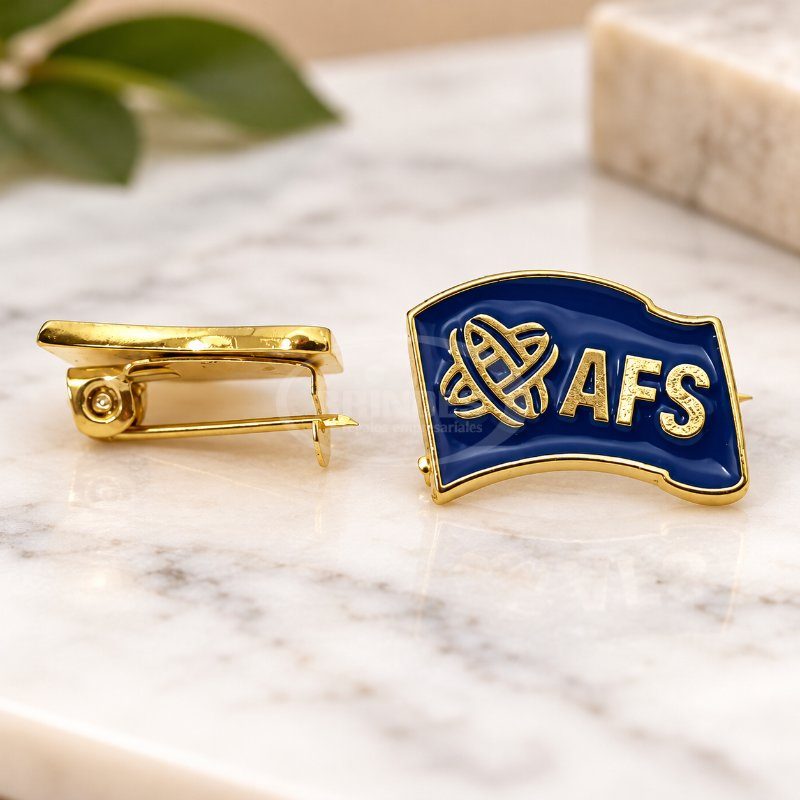 Pines Microfundidos para Merchandising Corporativo para AFS Programas Interculturales