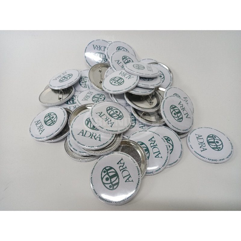 Pines Personalizados con Impresión Térmica